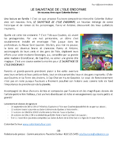 Communiqué de presse | LE SAUVETAGE DE L’ISLE ENDORMIE
Un nouveau livre signé Colombe Dufour !