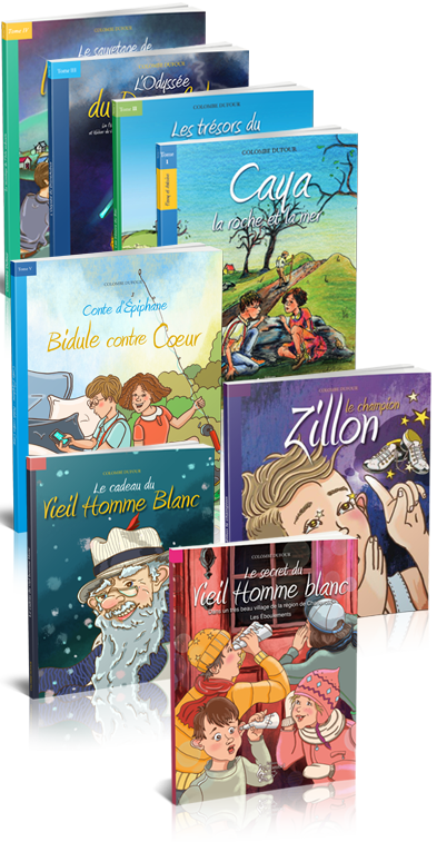 5 tomes Fanny et Antoine + Conte de Noël + Zillon le champion! + Le secret du Viel Homme blanc